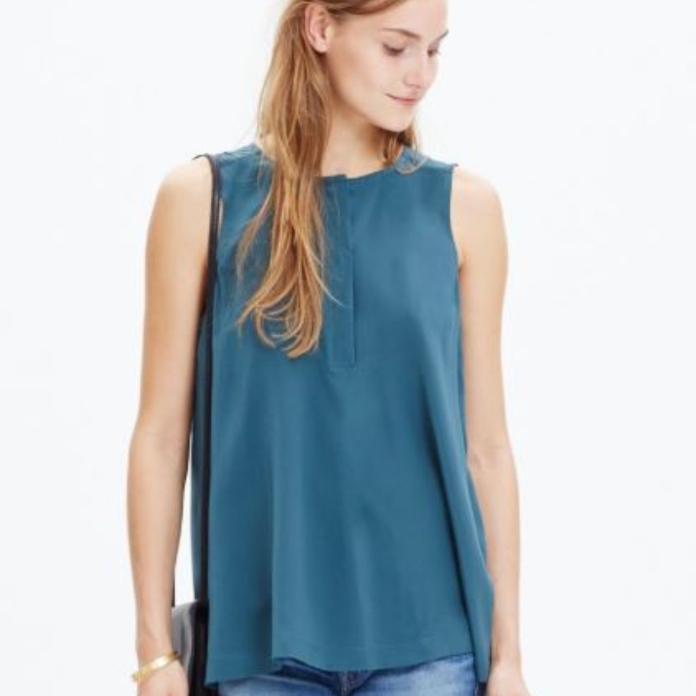 NWT Madewell Silk Composition Top - Size Small